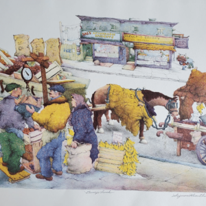 Barney's Lunch - Lithograph