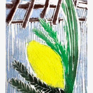 Paiting of Etrog fruit