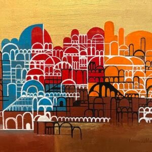 An art by Miriam Libhaber: Jerusalem 3